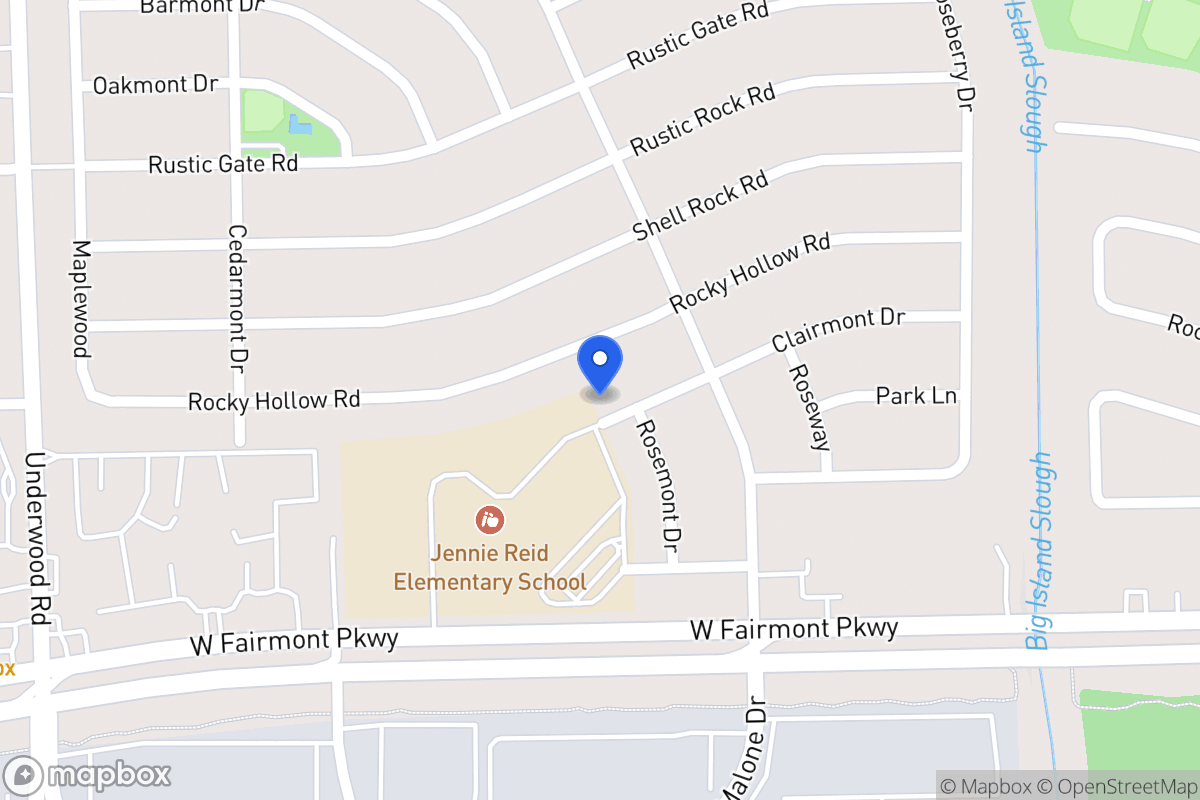 Map of 9731 Clairmont Dr, La Porte