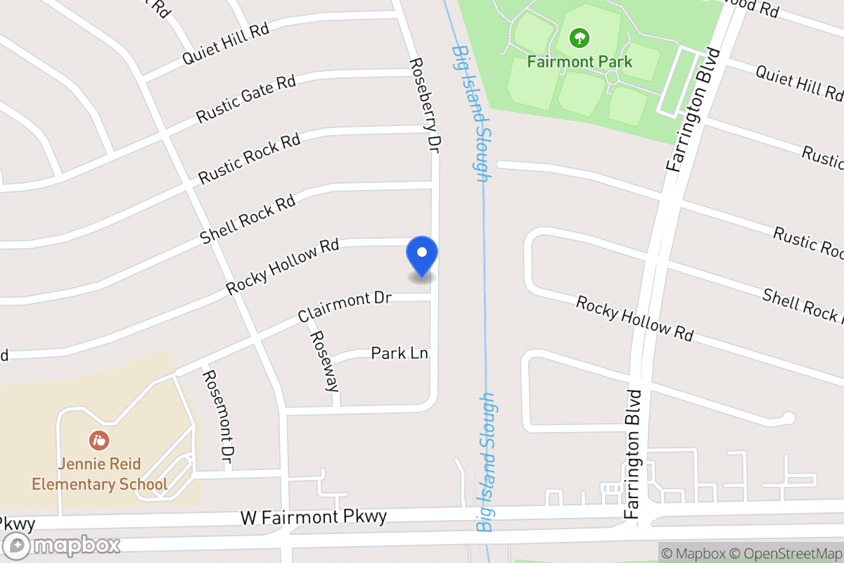 Map of 10127 Clairmont Dr, La Porte