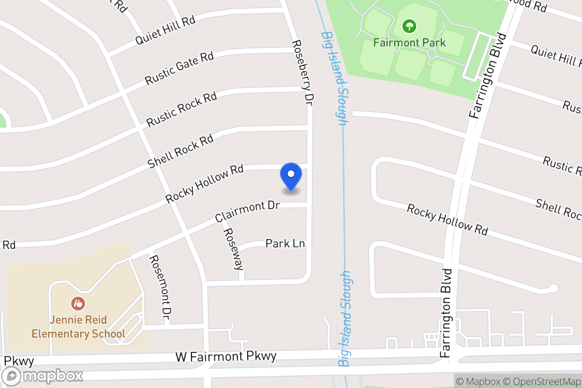 Map of 10123 Clairmont Dr, La Porte