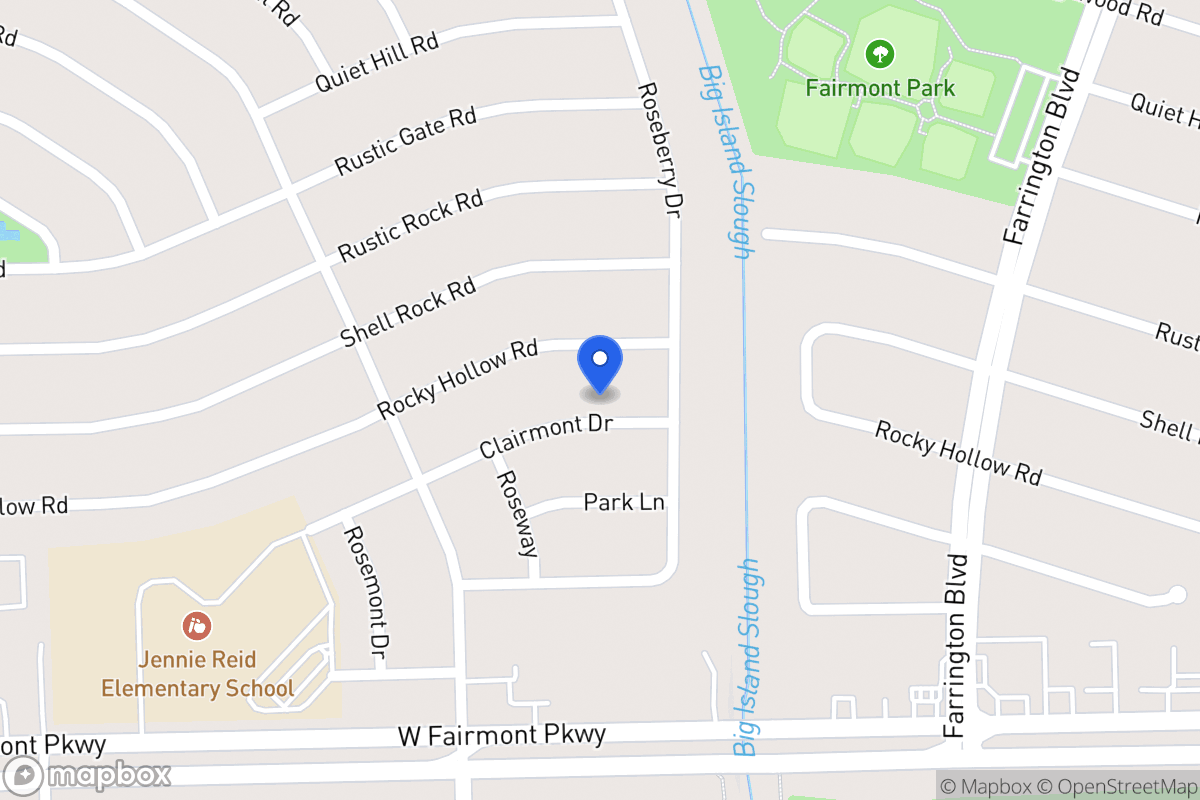 Map of 10115 Clairmont Dr, La Porte