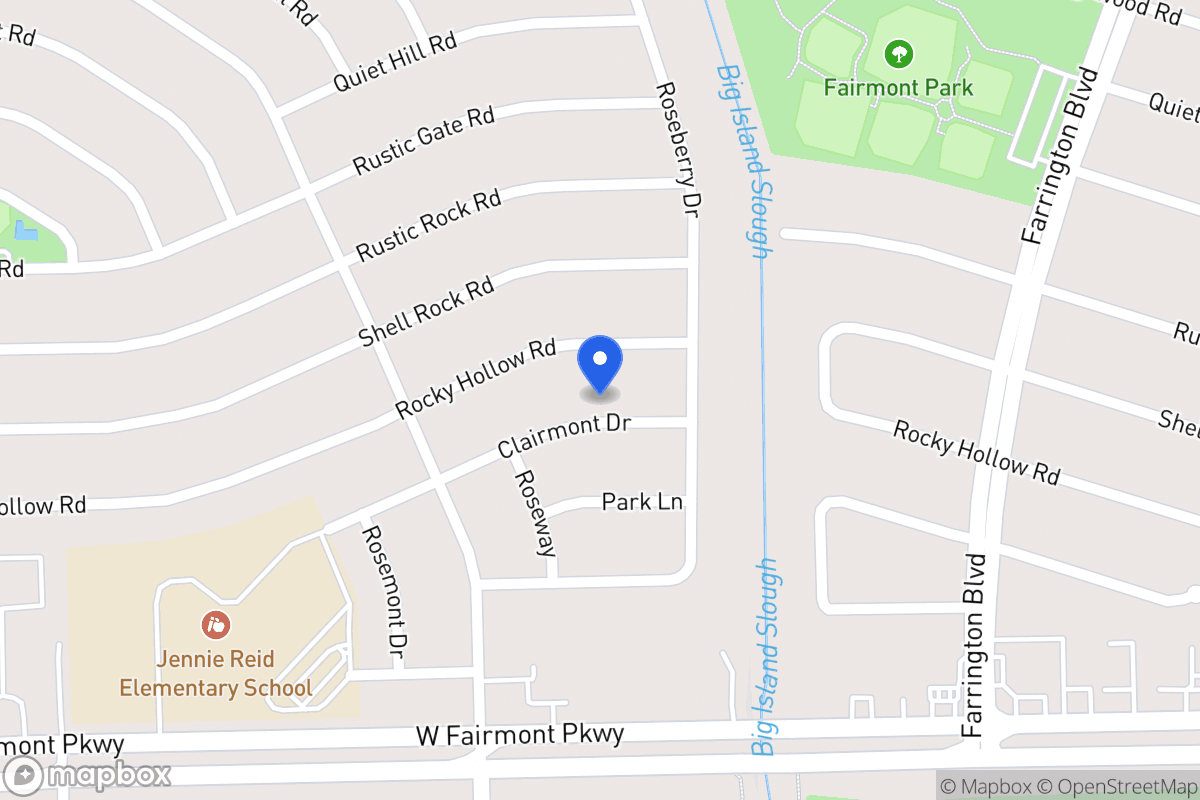 Map of 10111 Clairmont Dr, La Porte