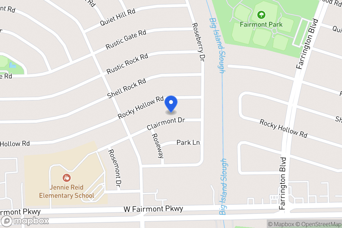 Map of 10107 Clairmont Dr, La Porte