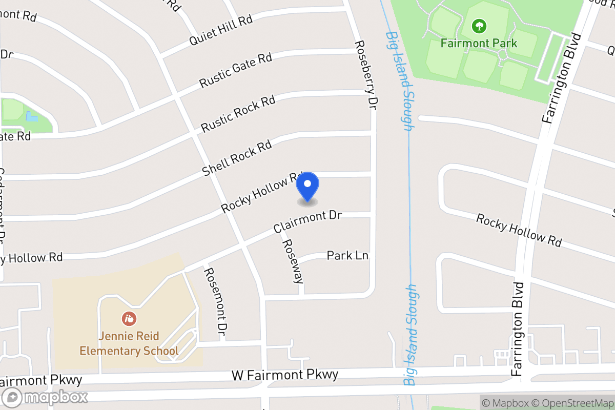Map of 10103 Clairmont Dr, La Porte