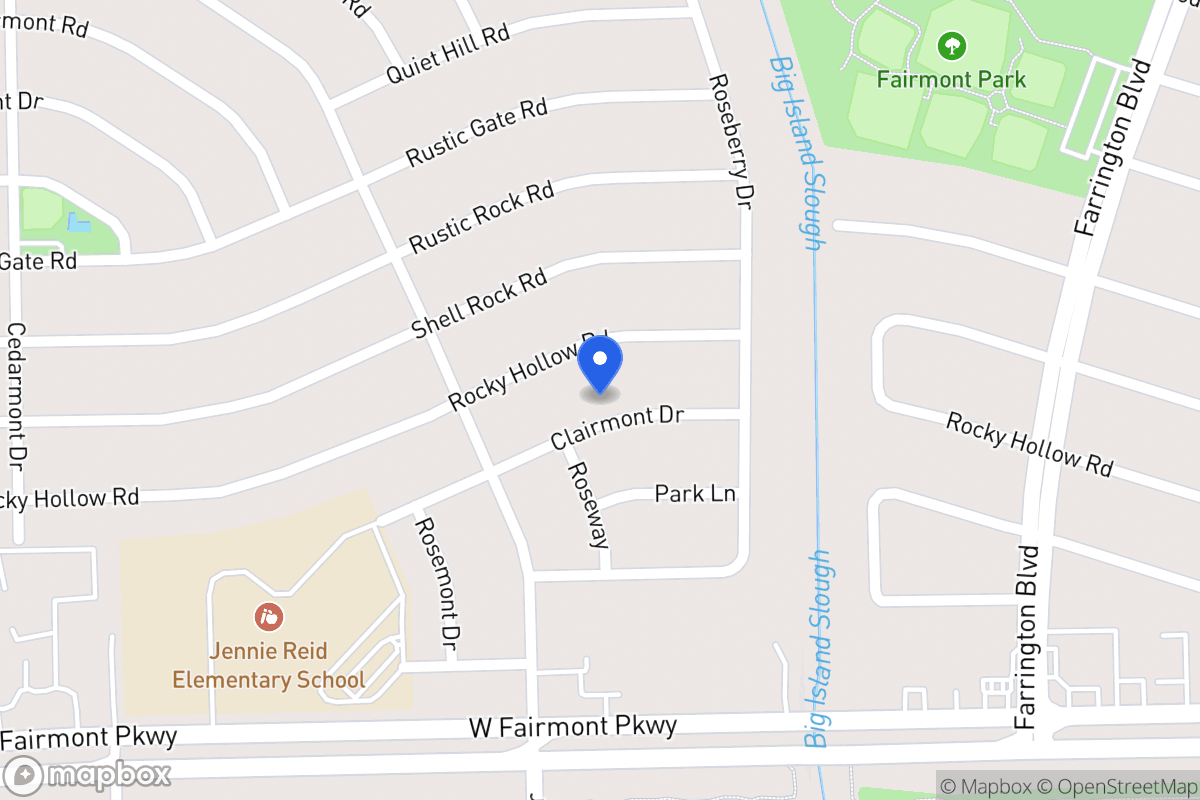 Map of 10027 Clairmont Dr, La Porte