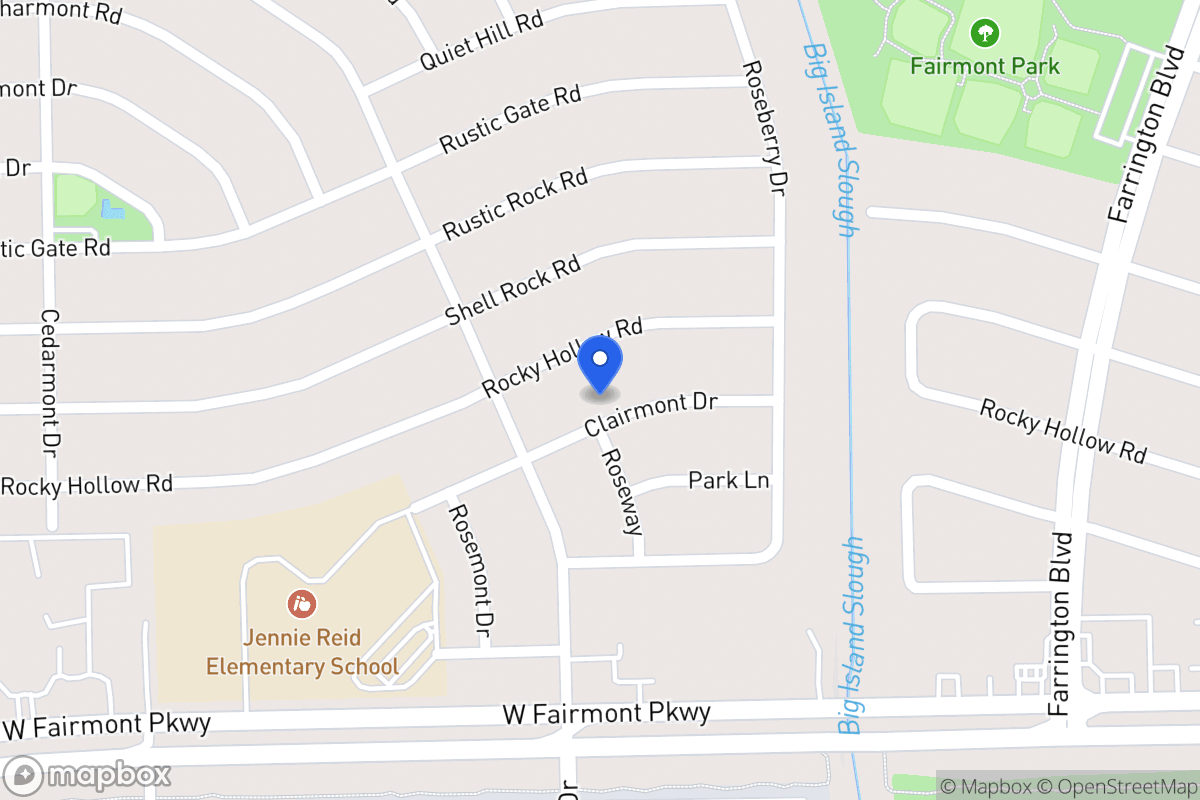 Map of 10019 Clairmont Dr, La Porte
