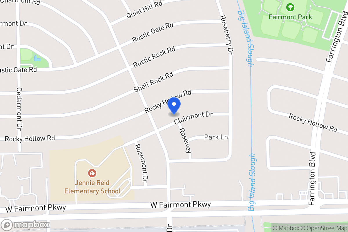 Map of 10015 Clairmont Dr, La Porte