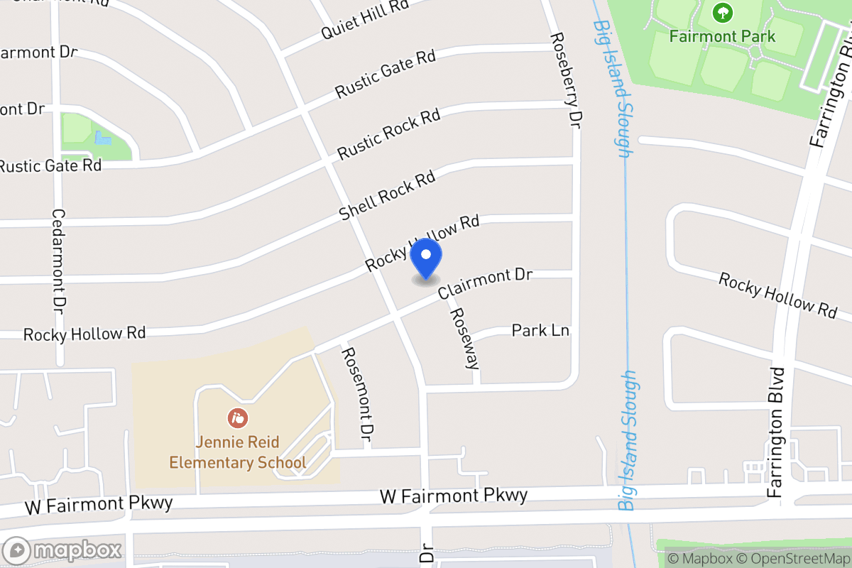 Map of 10011 Clairmont Dr, La Porte