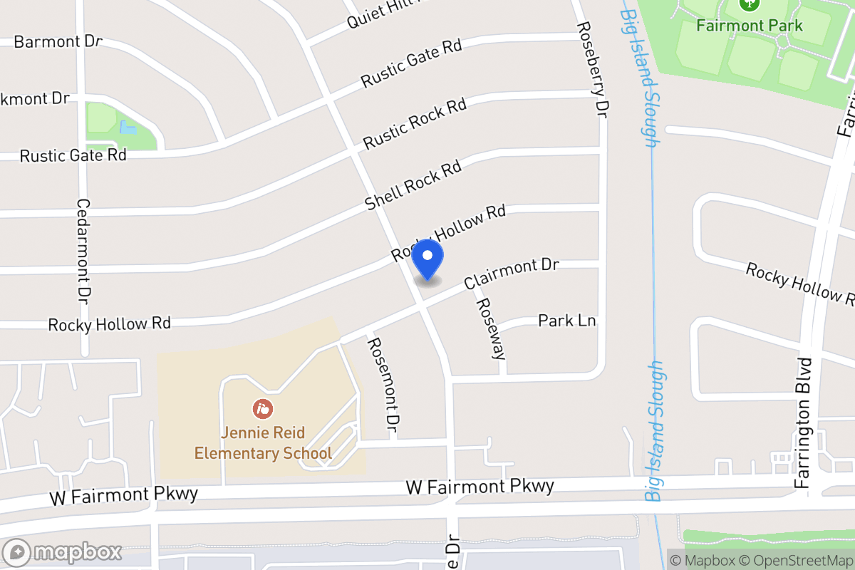 Map of 10003 Clairmont Dr, La Porte