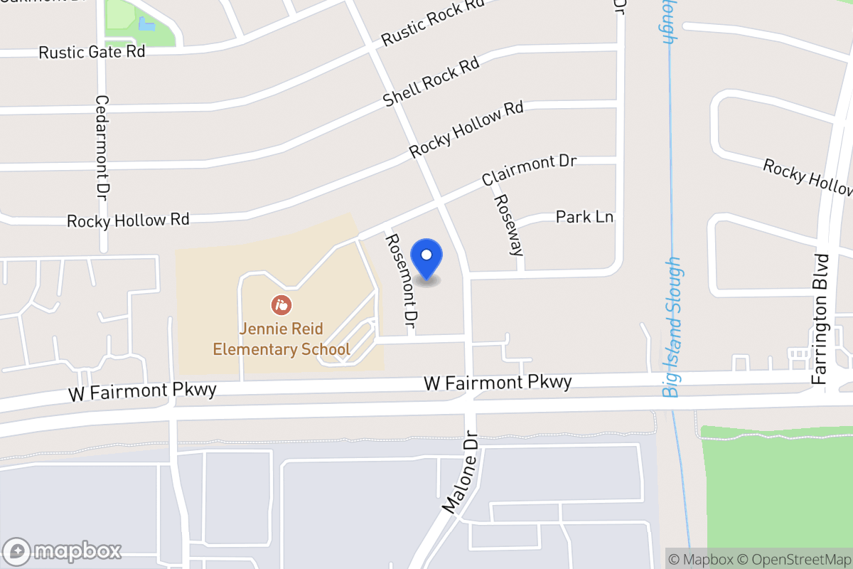 Map of 3907 Rosemont Dr, La Porte