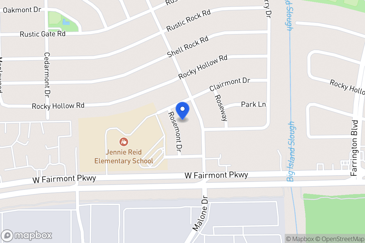 Map of 3823 Rosemont Dr, La Porte