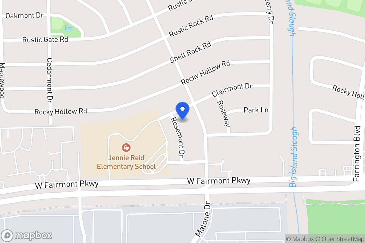 Map of 3819 Rosemont Dr, La Porte