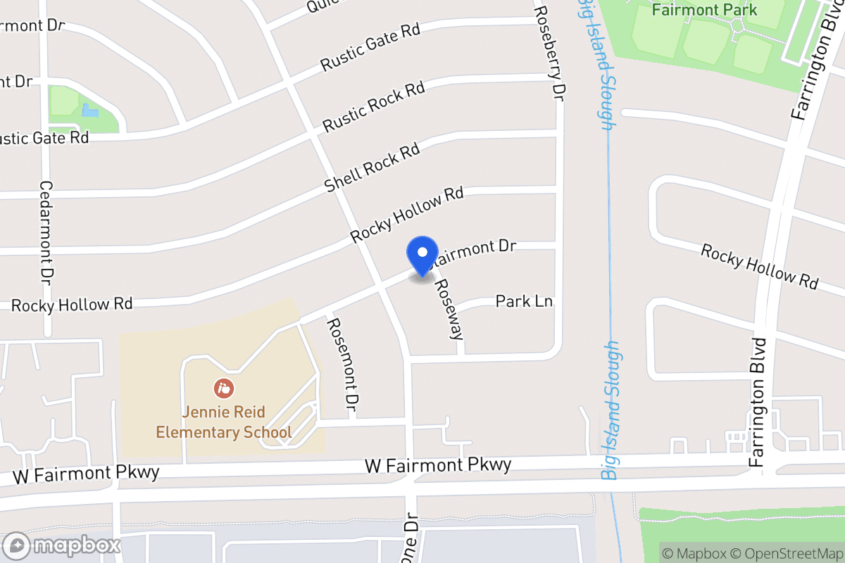 Map of 3810 Roseway Ln, La Porte