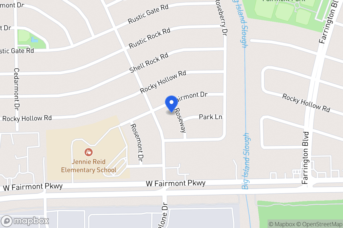 Map of 3814 Roseway Ln, La Porte