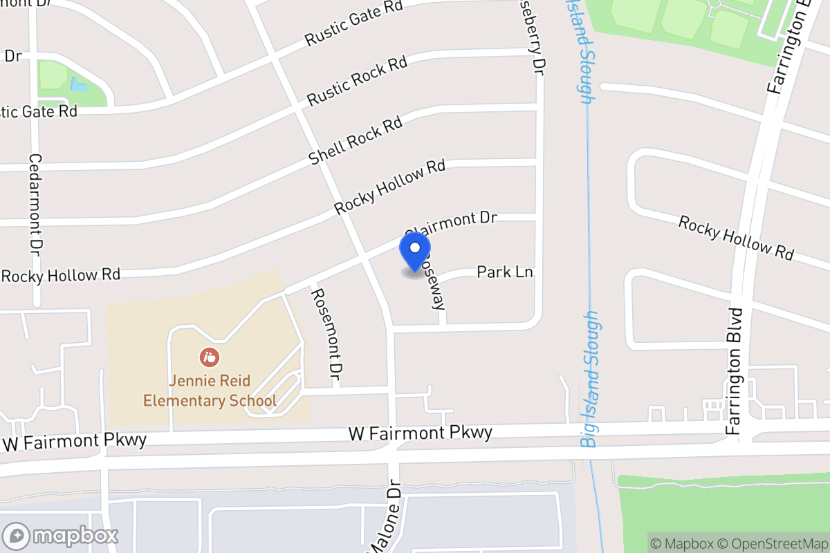 Map of 3818 Roseway Ln, La Porte