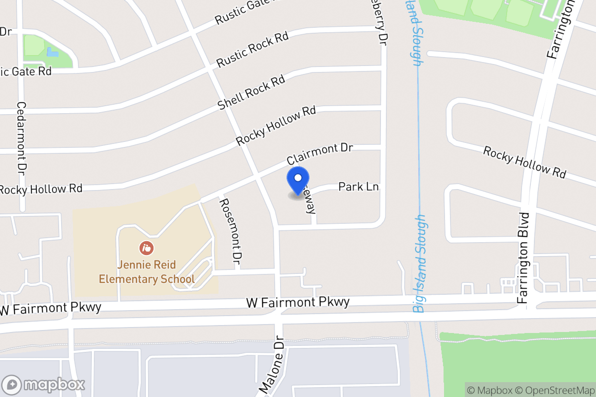 Map of 3822 Roseway Ln, La Porte