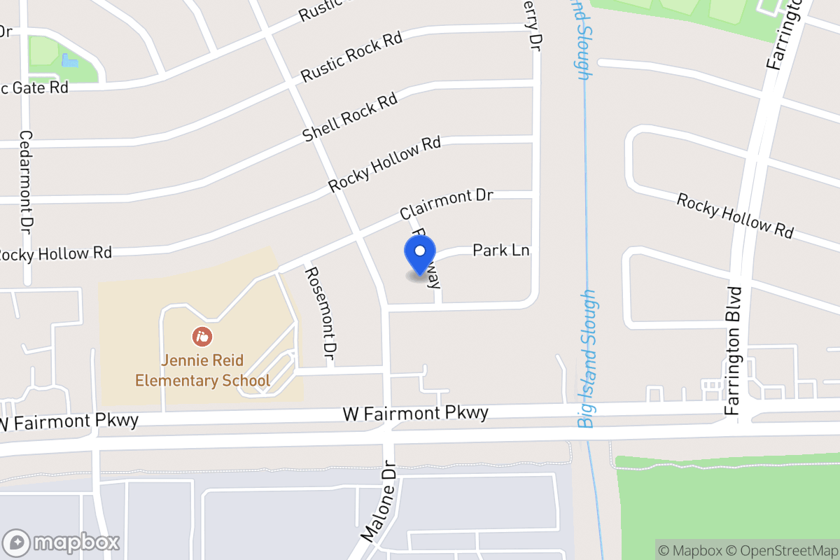 Map of 3826 Roseway Ln, La Porte