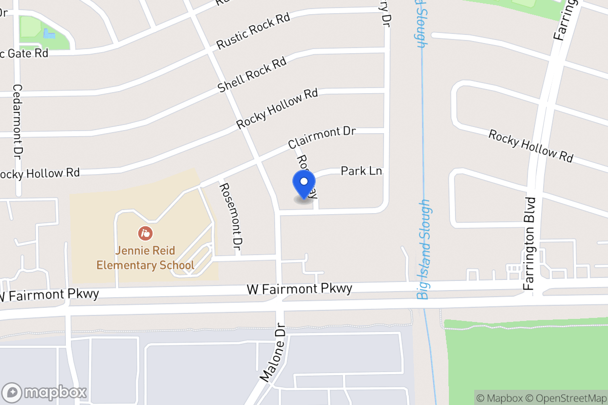 Map of 3830 Roseway Ln, La Porte