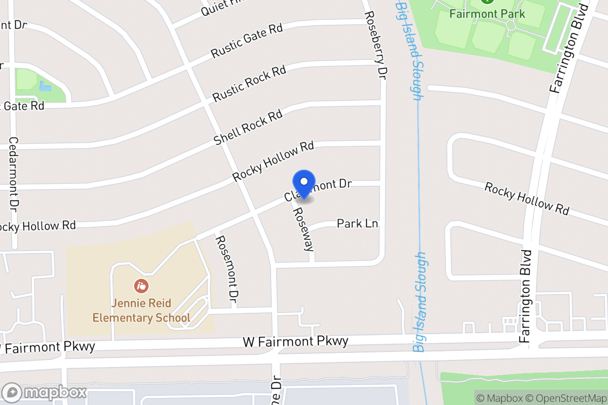 Map of 10022 Clairmont Dr, La Porte