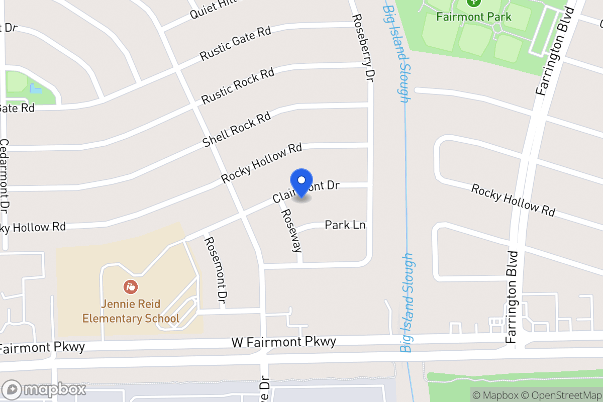 Map of 10026 Clairmont Dr, La Porte