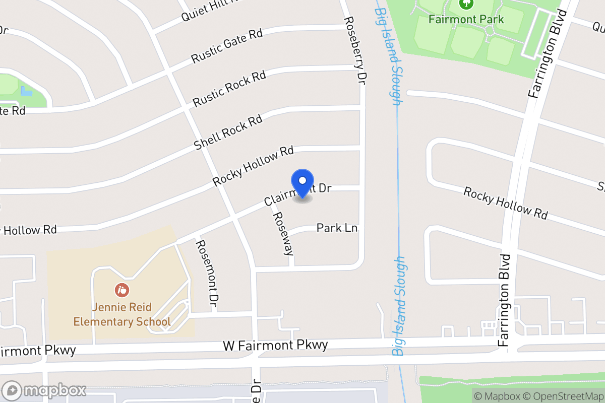 Map of 10106 Clairmont Dr, La Porte