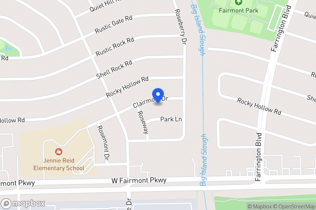 Map of 10110 Clairmont Dr, La Porte