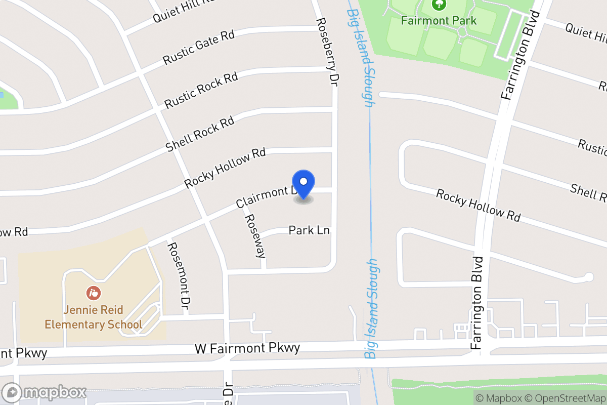 Map of 10118 Clairmont Dr, La Porte
