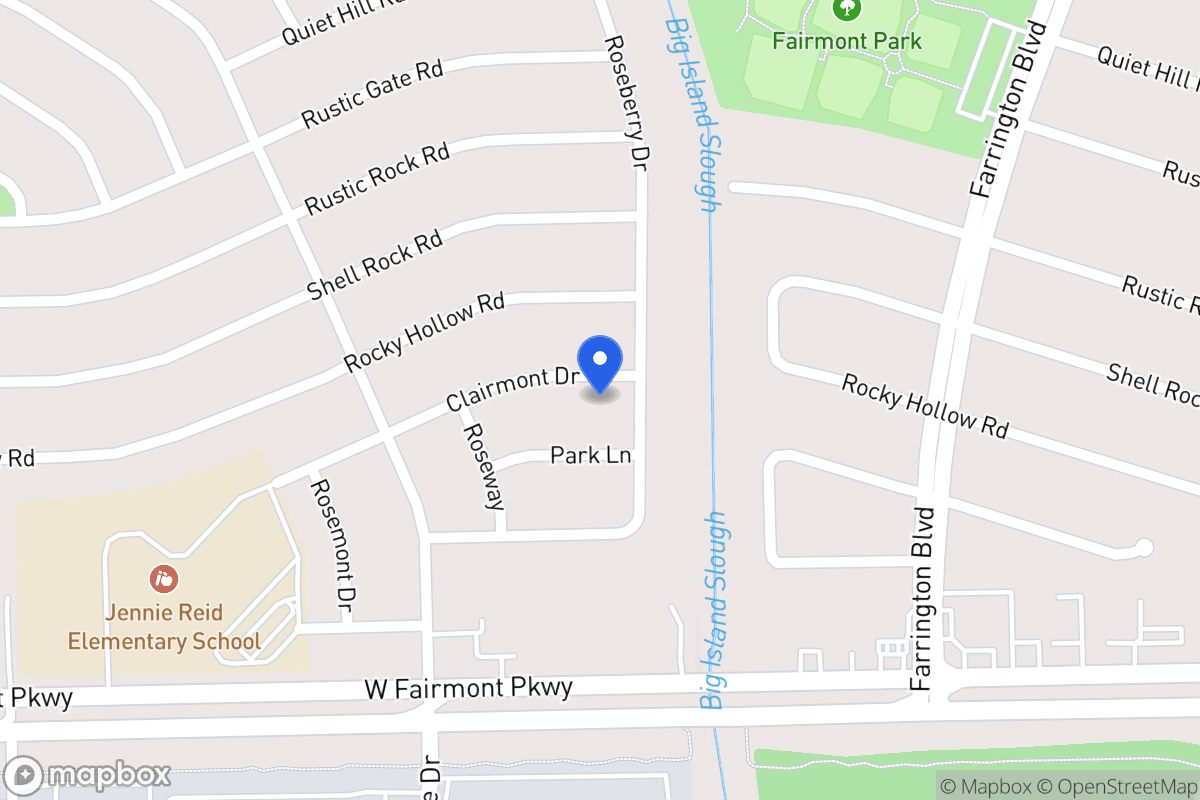 Map of 10122 Clairmont Dr, La Porte