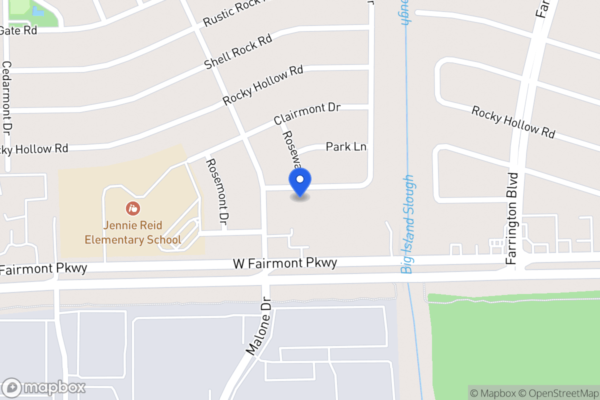 Map of 10022 Roseberry Dr, La Porte