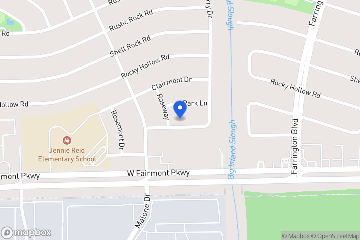 Map of 10111 Roseberry Dr, La Porte