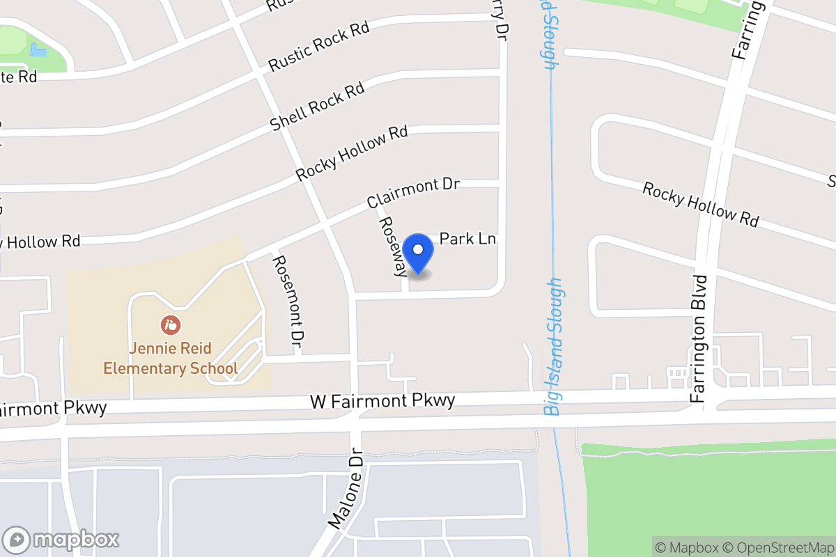 Map of 10107 Roseberry Dr, La Porte