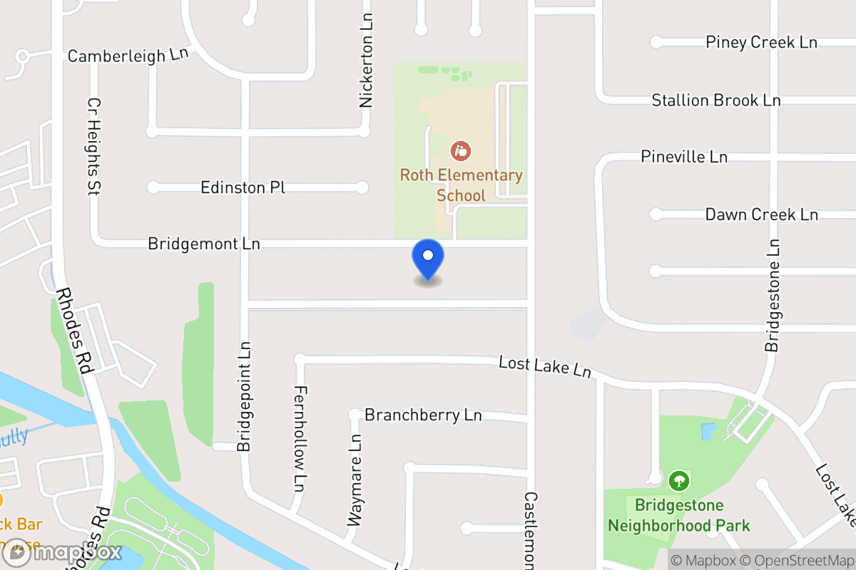 Map of 4730 Owens Creek Ln, Spring