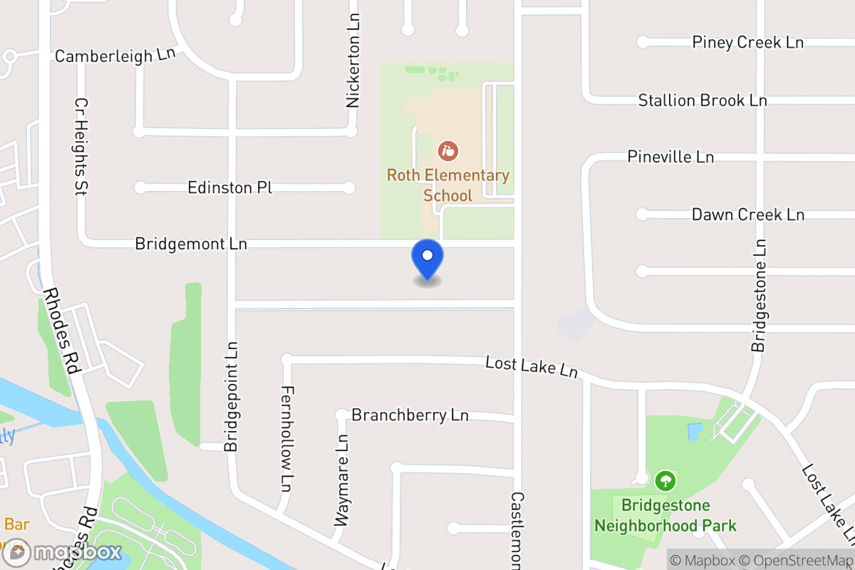 Map of 4726 Owens Creek Ln, Spring