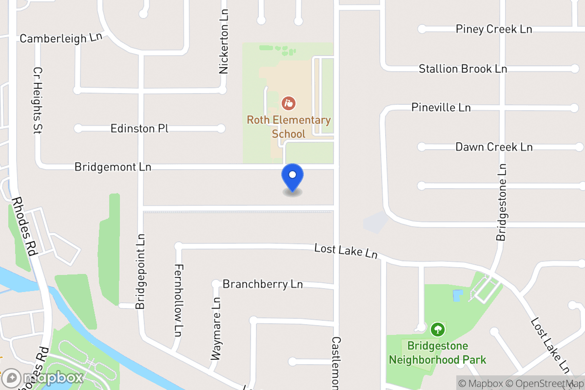 Map of 4718 Owens Creek Ln, Spring