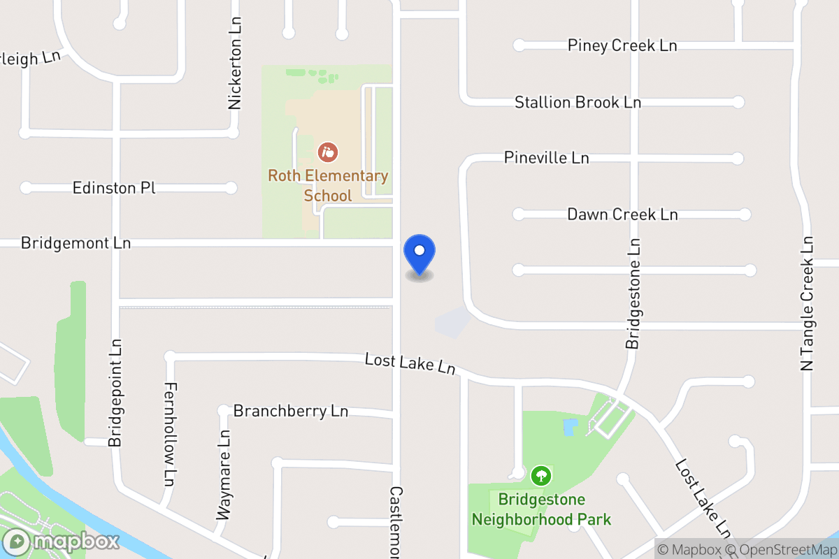 Map of 21522 Castlemont Ln, Spring