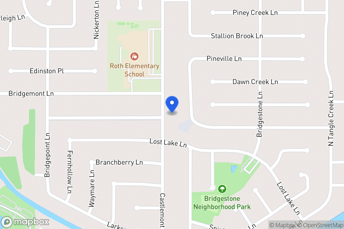 Map of 21518 Castlemont Ln, Spring
