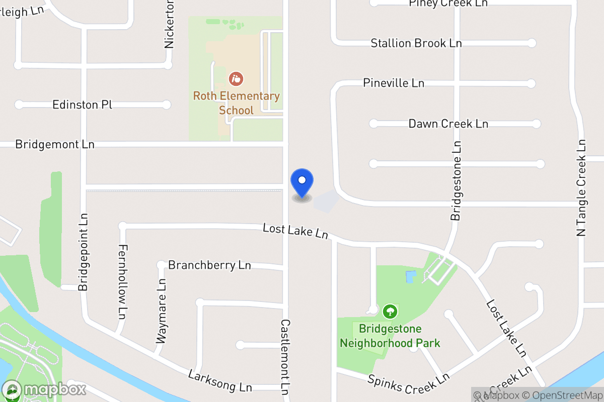 Map of 21510 Castlemont Ln, Spring