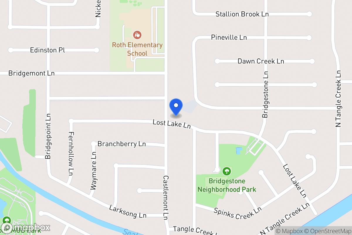 Map of 21502 Castlemont Ln, Spring