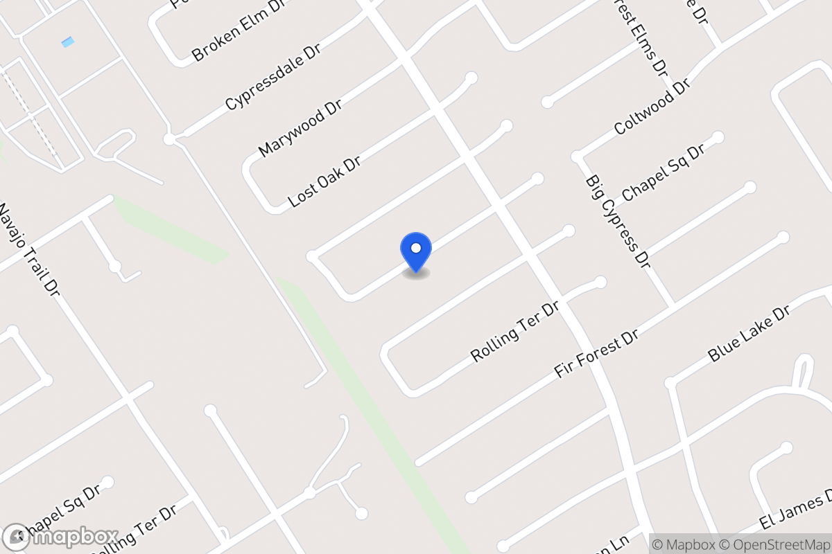 Map of 3627 Coltwood Dr, Spring