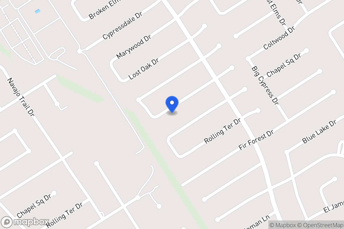 Map of 3635 Coltwood Dr, Spring
