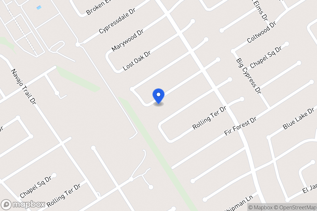 Map of 3639 Coltwood Dr, Spring