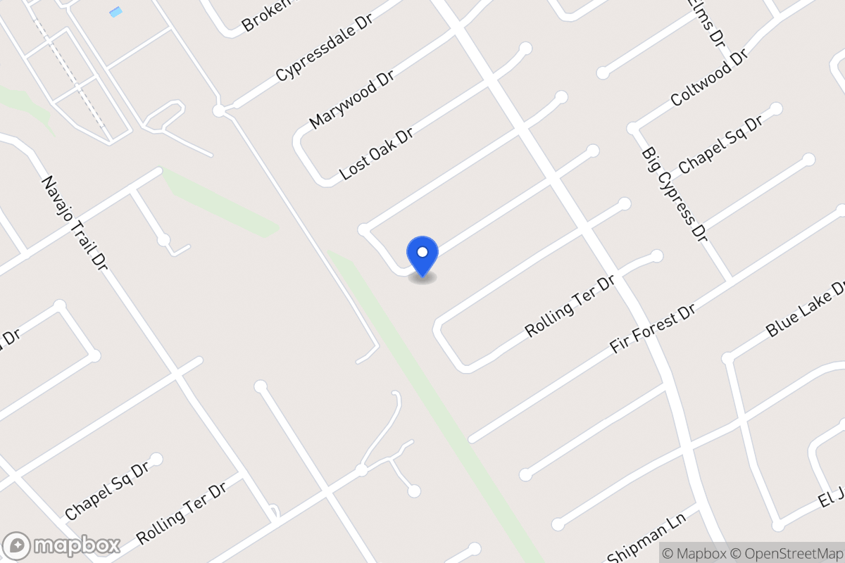 Map of 3643 Coltwood Dr, Spring