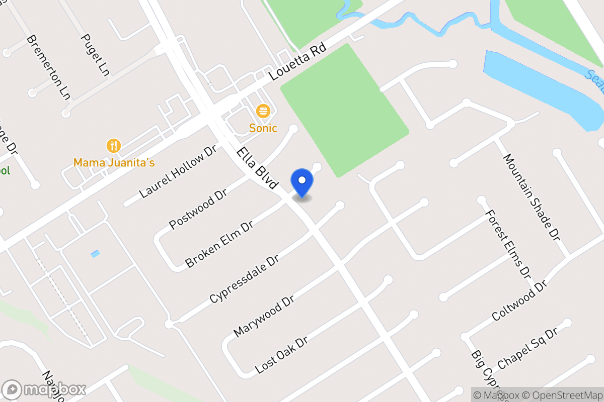 Map of 3519 Broken Elm Dr, Spring
