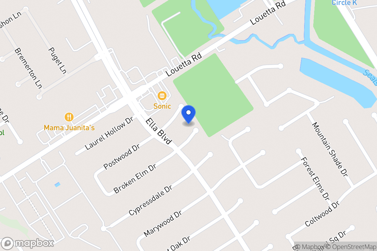 Map of 3506 Broken Elm Dr, Spring