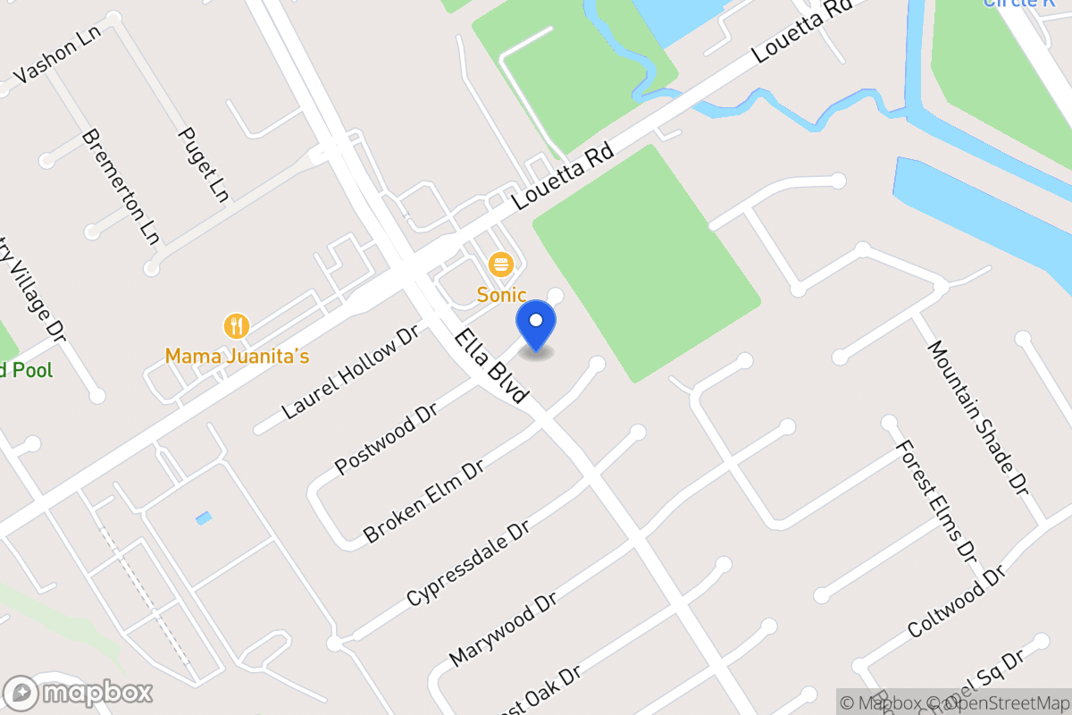 Map of 3519 Postwood Dr, Spring