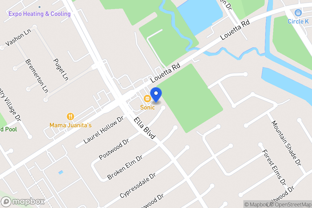 Map of 3506 Postwood Dr, Spring