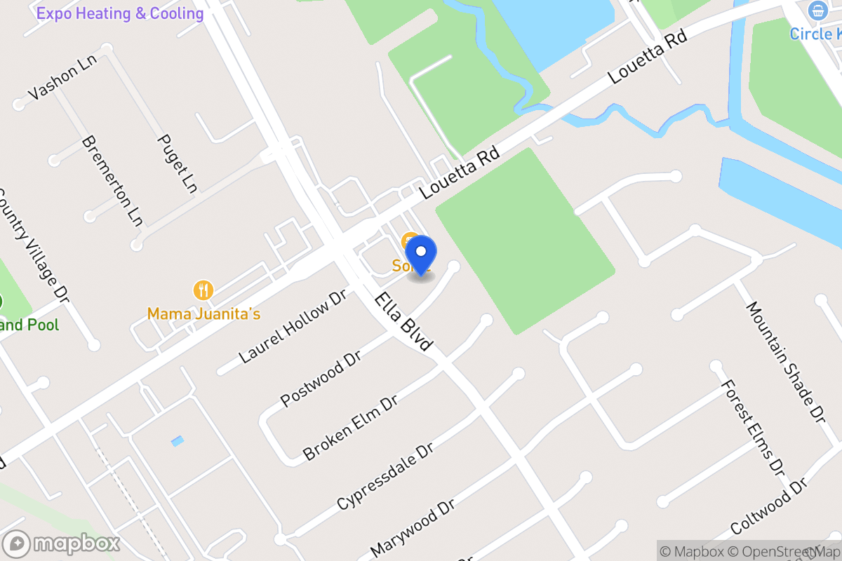 Map of 3514 Postwood Dr, Spring