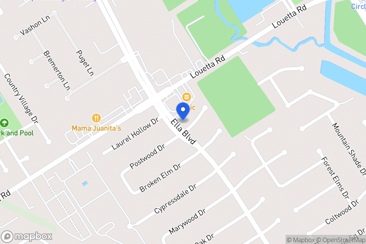 Map of 3522 Postwood Dr, Spring