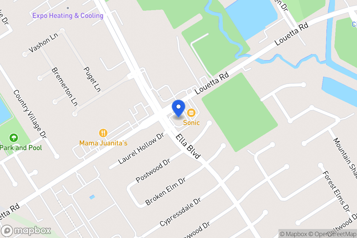 Map of 3835 Louetta Rd, Spring