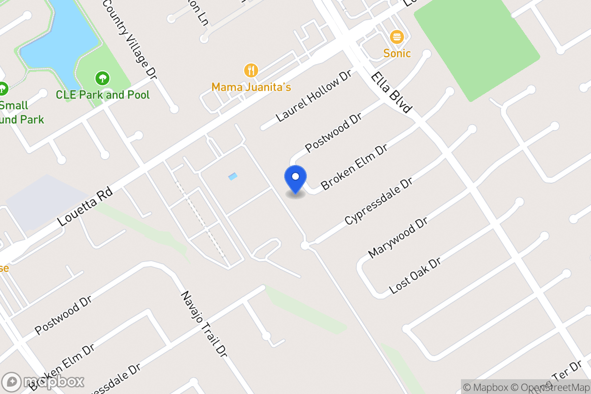 Map of 3664 Postwood Dr, Spring