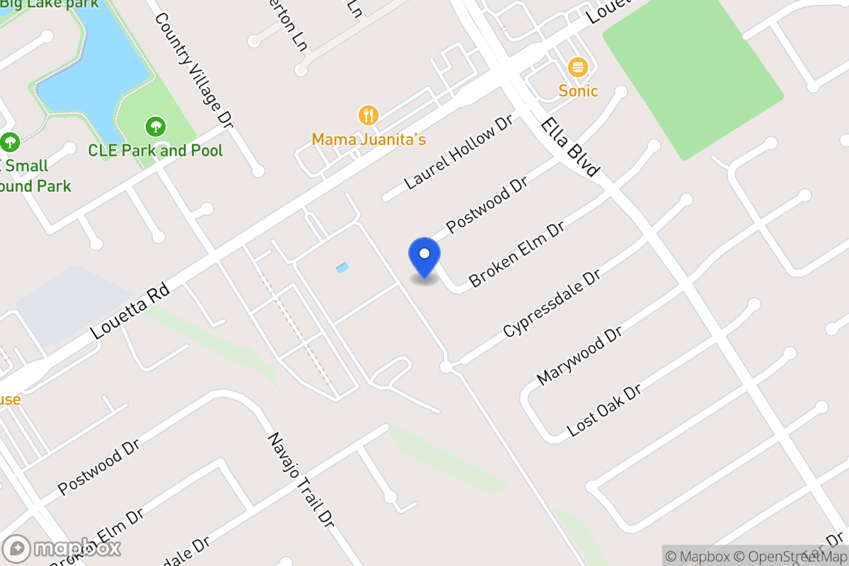 Map of 3660 Postwood Dr, Spring
